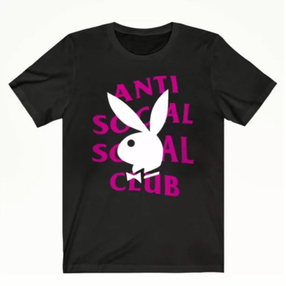 Anti Social Social Club Playboy Graphic T Shirt